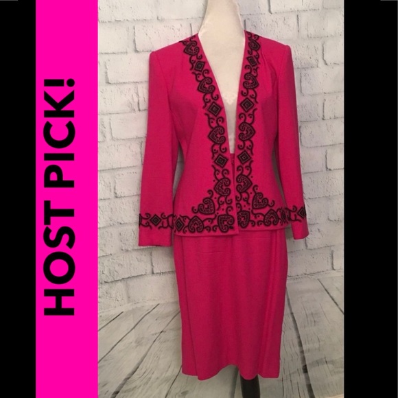 Nolan Miller Dresses & Skirts - 🎉Host Pick🎉Stunning Nolan Miller Beaded Suit😍